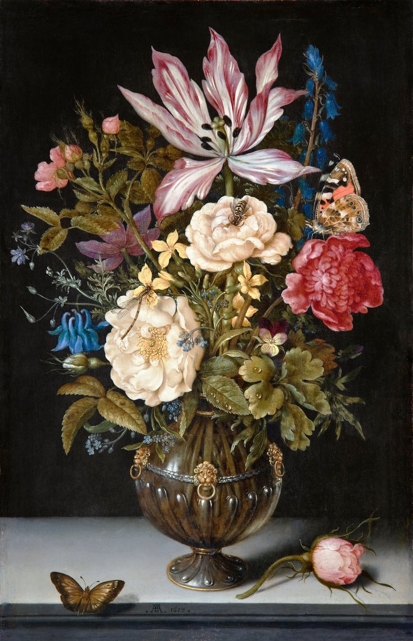 Stilleben med blommor av Ambrosius the Elder Bosschaert