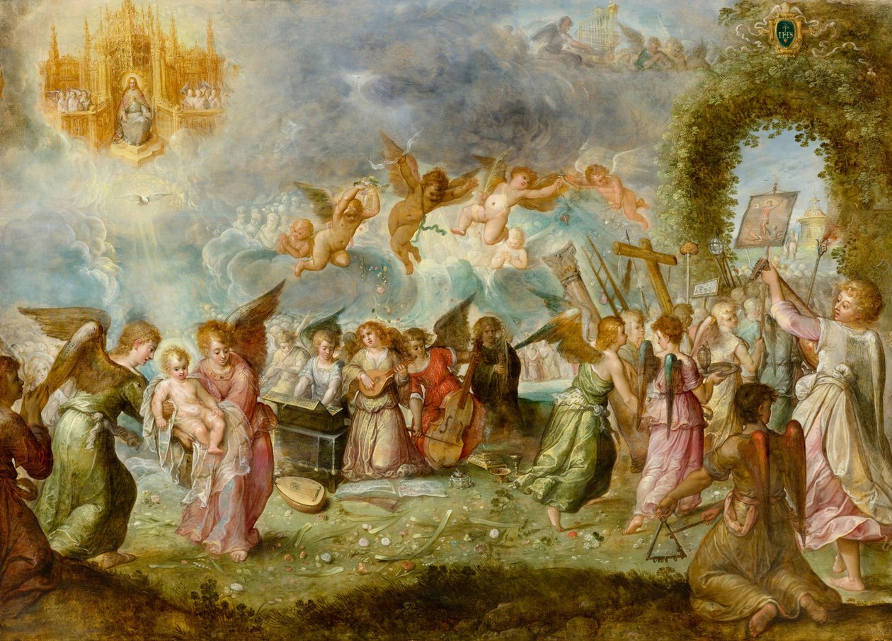 Triumph des Christuskindes av Ambrosius Francken