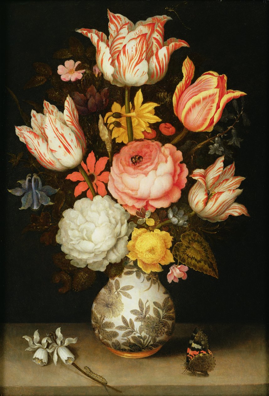 Stilleben med blommor av Ambrosius the Elder Bosschaert