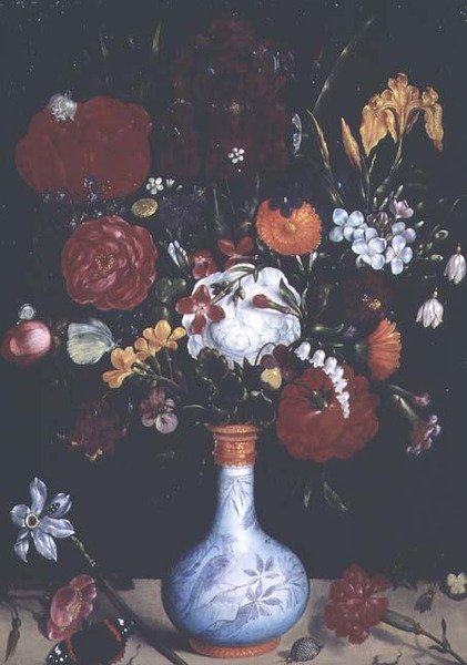 Stilleben med blommor av Ambrosius the Younger Bosschaert