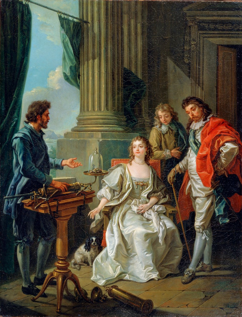 Pneumatiskt experiment, 1777 av Charles Amedee Philippe van Loo