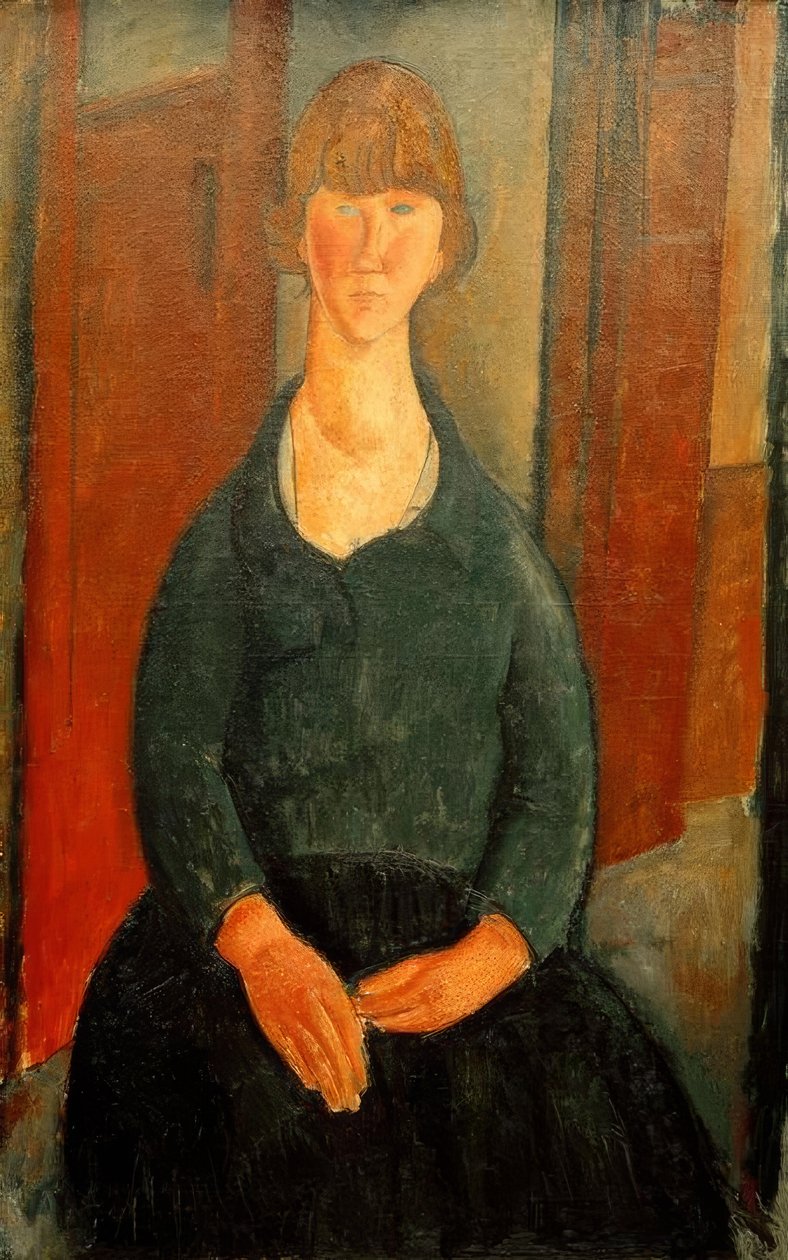 Blomsterflickan av Amedeo Modigliani
