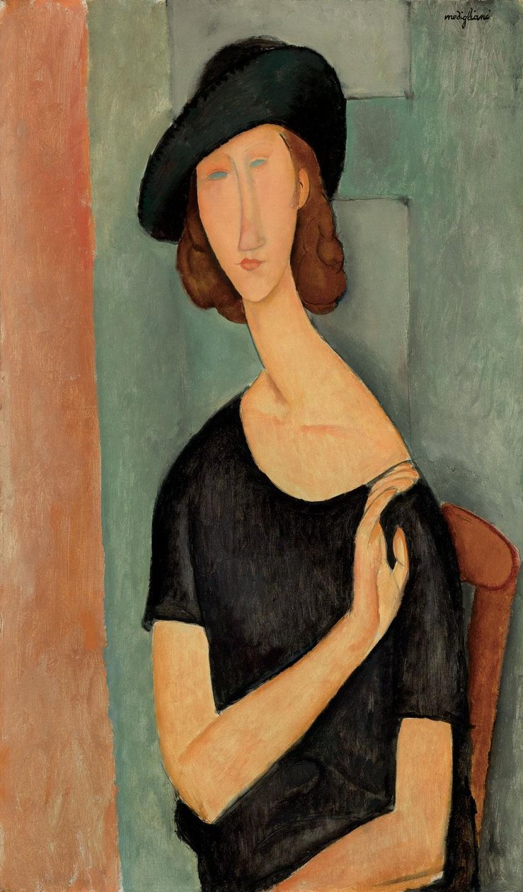 Portrait de Jeanne Hébuterne  av Amedeo Modigliani