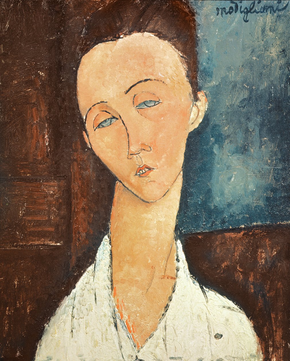 Porträtt av Lunia Czechowska, 1918 av Amedeo Modigliani