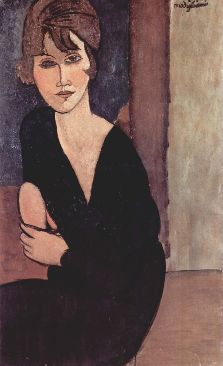 Portrait of Madame Reynouard av Amedeo Modigliani