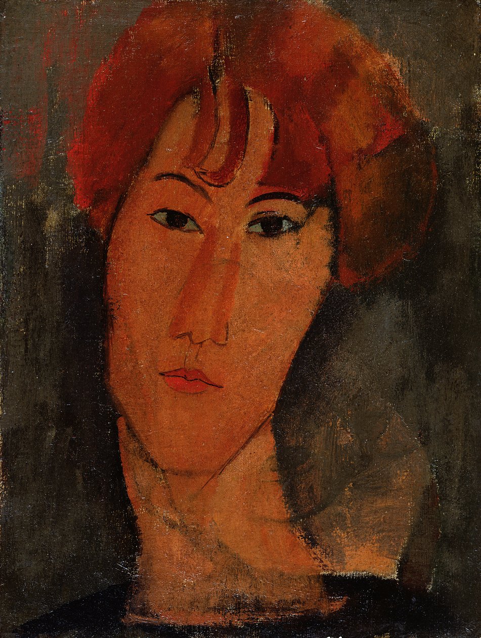 Porträtt av Pardy, ca 1915 av Amedeo Modigliani