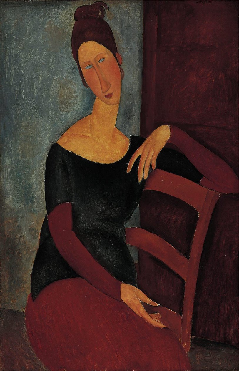 Portrait of the Artists Wife — Jeanne Hebuterne. av Amedeo Modigliani