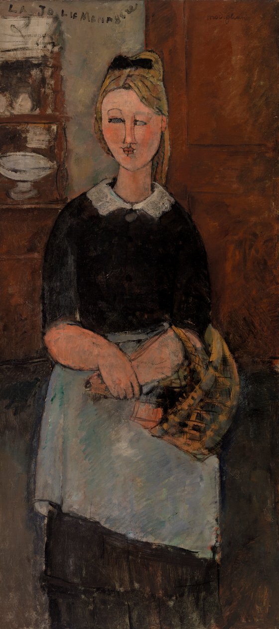 The Pretty Housewife (La Jolie ménagère) av Amedeo Modigliani