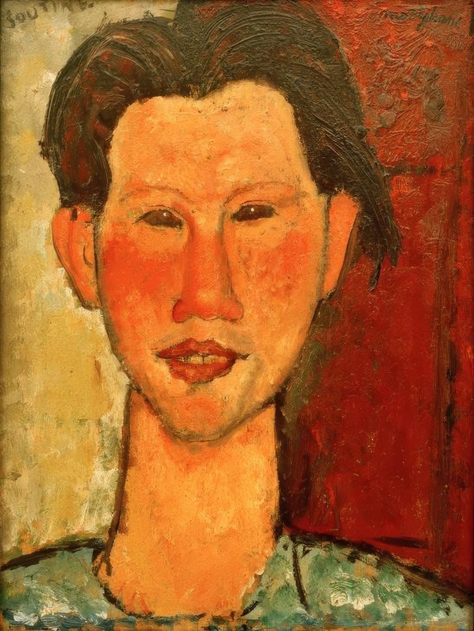 Bildnis Chaim Soutine av Amedeo Modigliani