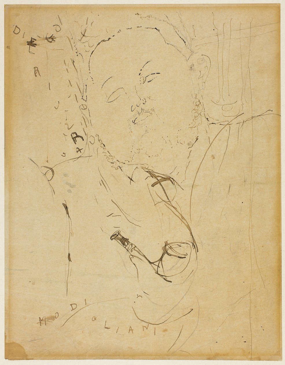Diego Rivera av Amedeo Modigliani