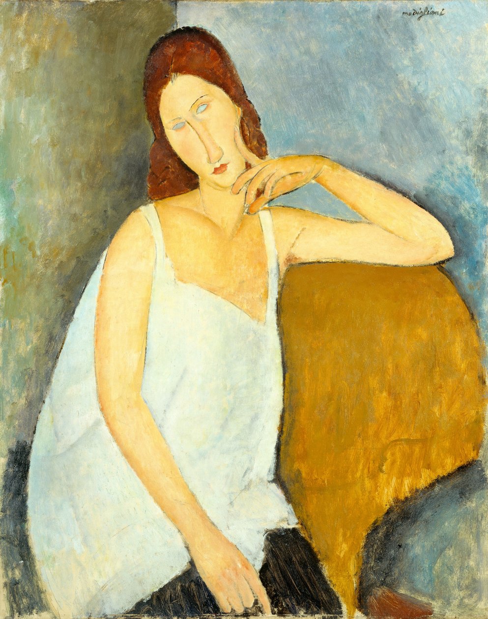 Jeanne Hébuterne (1898–1920), 1919 av Amedeo Modigliani