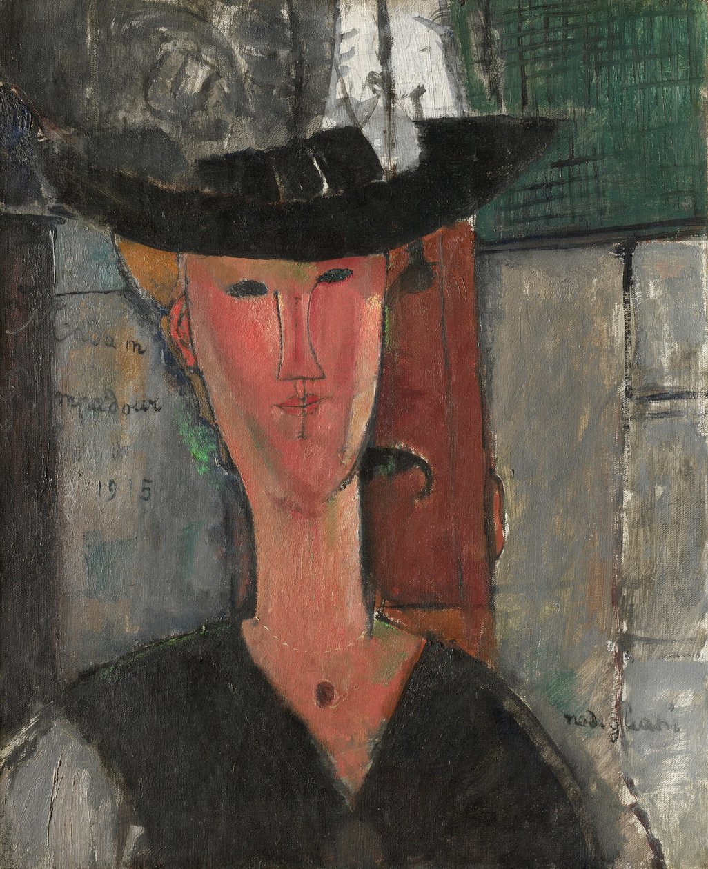 Madam Pompadour av Amedeo Modigliani