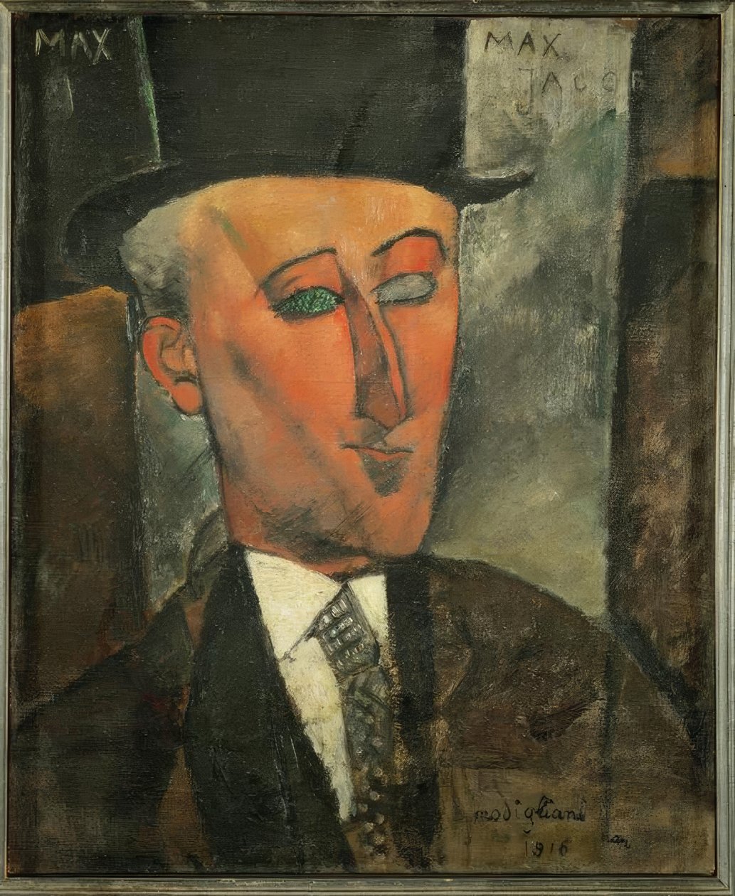 Max Jacob av Amedeo Modigliani