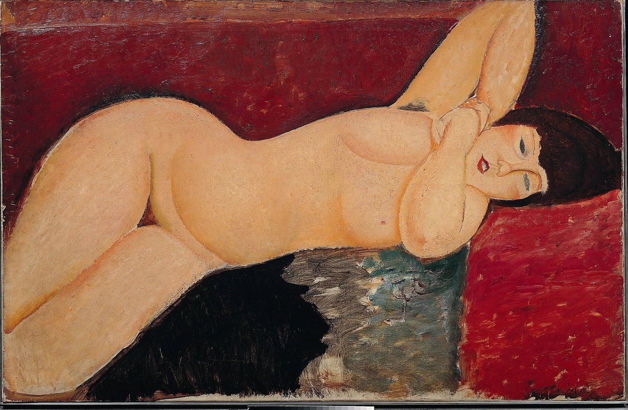 Liggande naken av Amedeo Modigliani