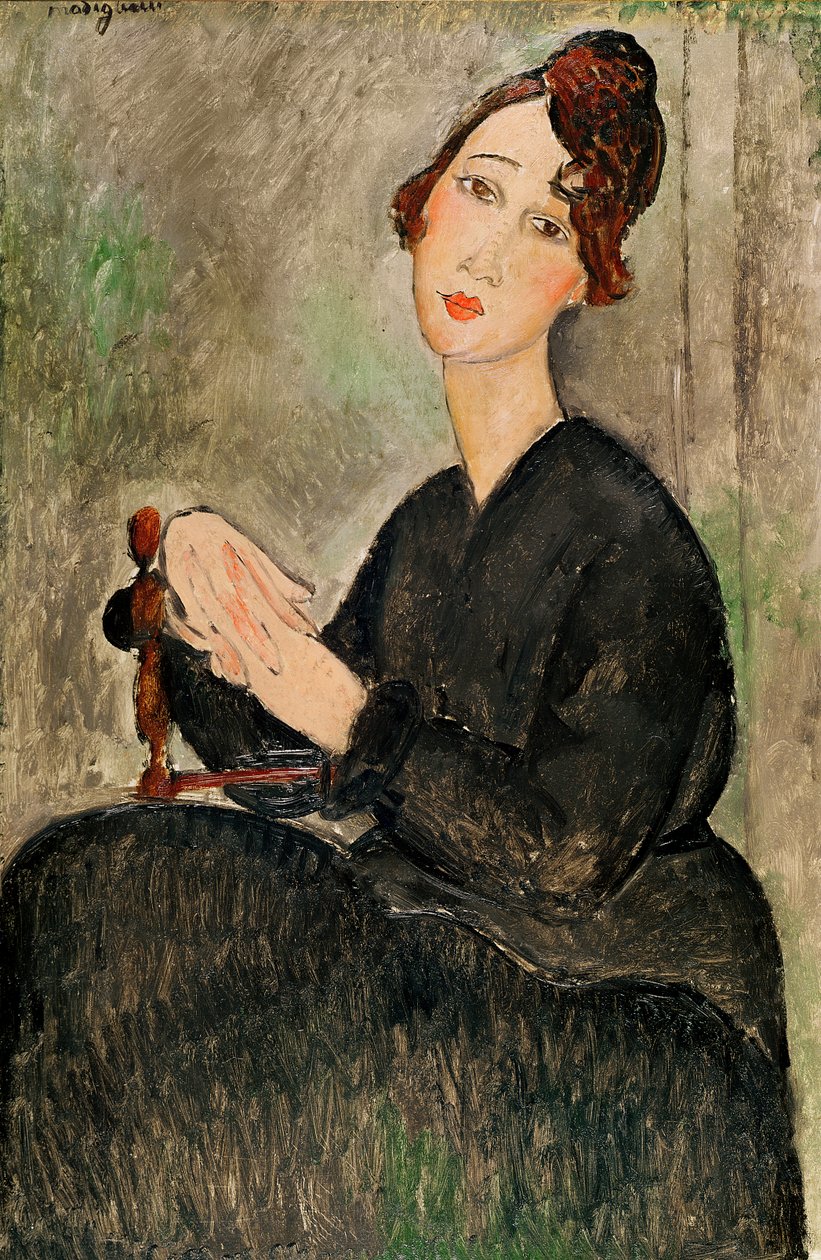 Porträtt av Dedie Hayden, 1918 av Amedeo Modigliani