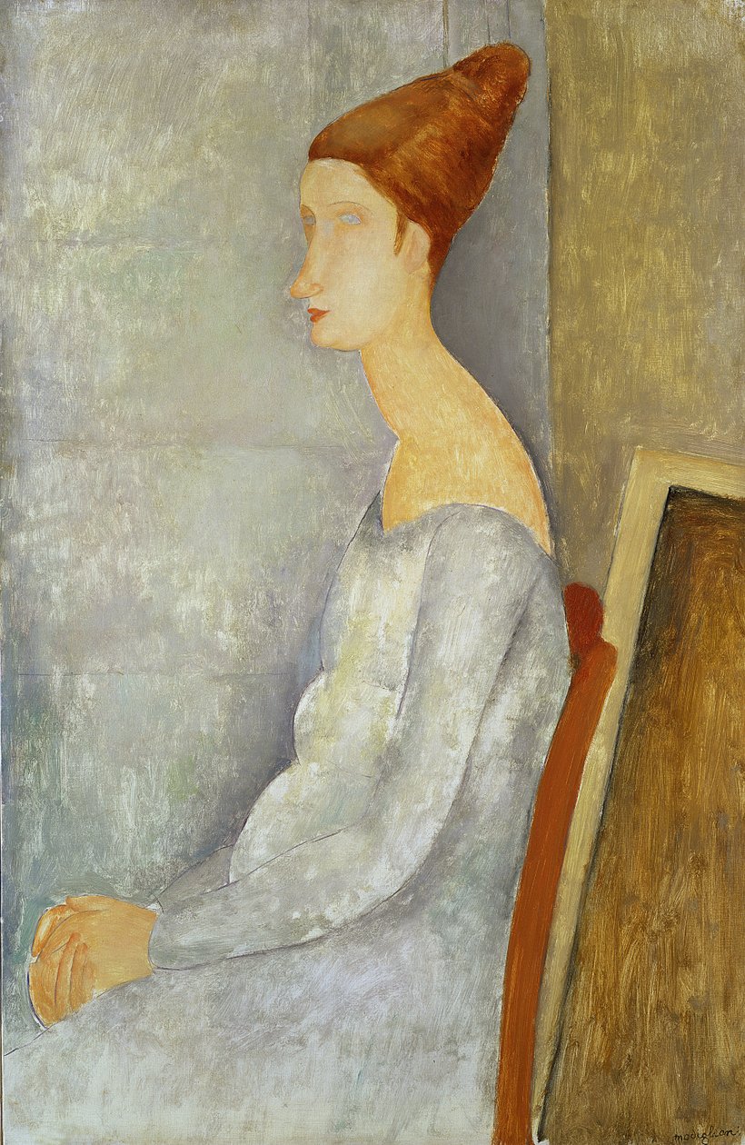 Porträtt av Jeanne Hebuterne, 1918 av Amedeo Modigliani