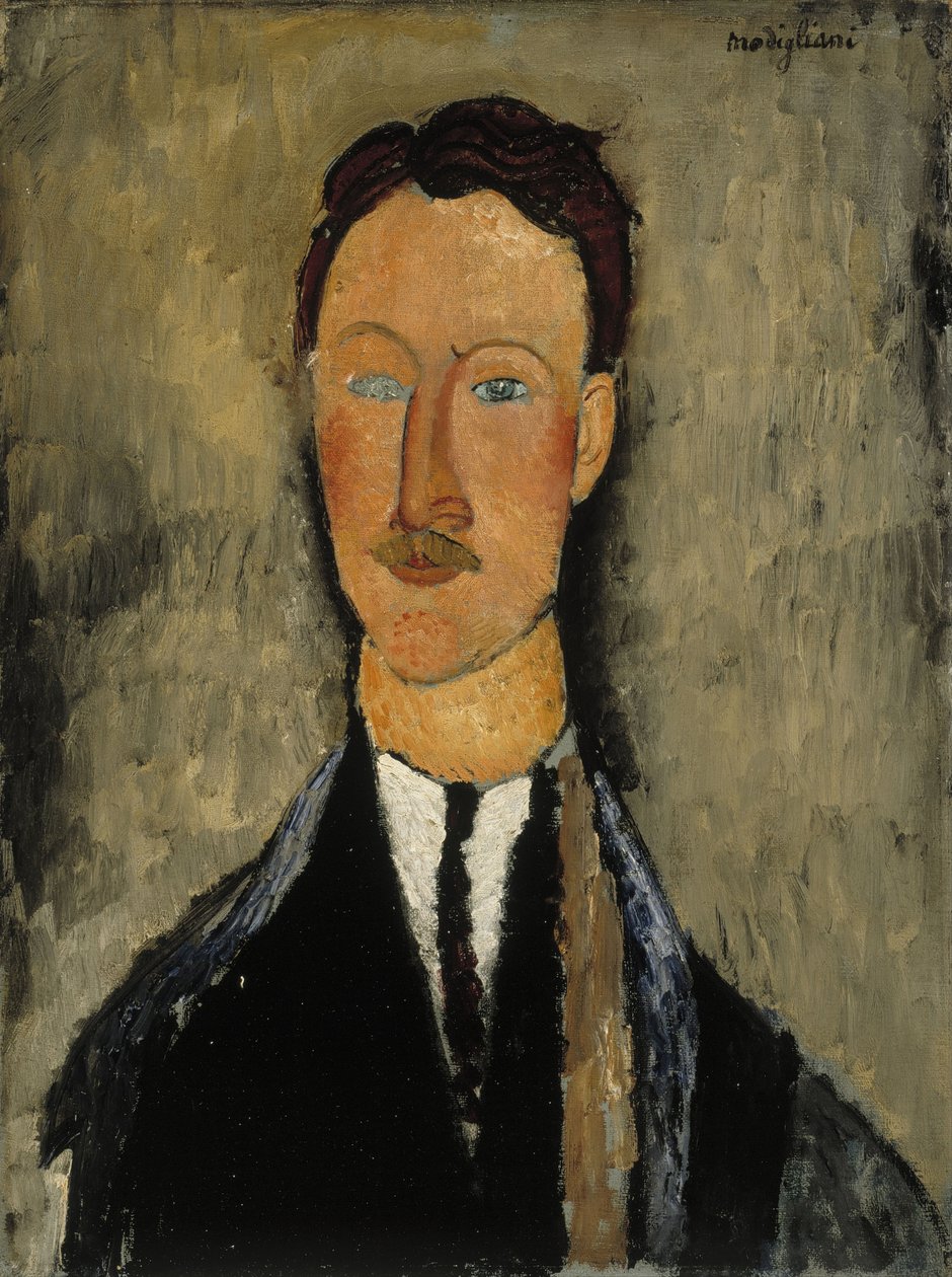 Porträtt av Léopold Survage 1879-1968 av Amedeo Modigliani