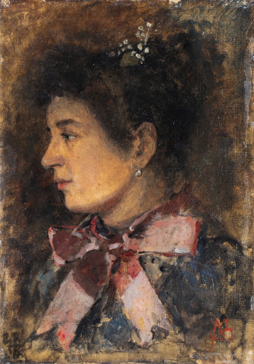 Porträtt av Medea Taci av Amedeo Modigliani