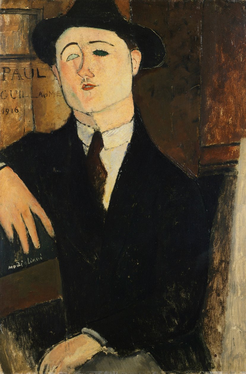 Porträtt av Paul Guillaume av Amedeo Modigliani
