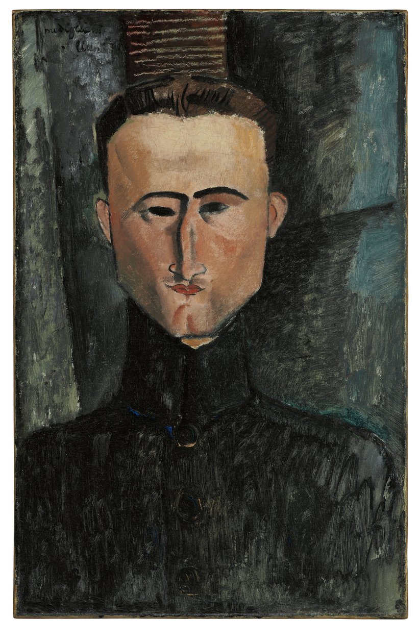 Porträtt av målaren Rouveyre av Amedeo Modigliani