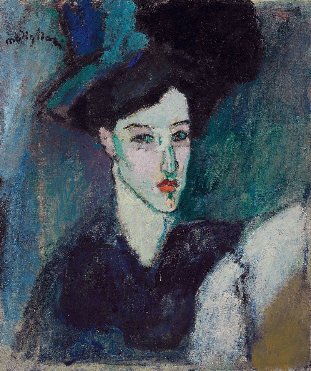 Judinnan; La Juive, ca 1907-1908 av Amedeo Modigliani