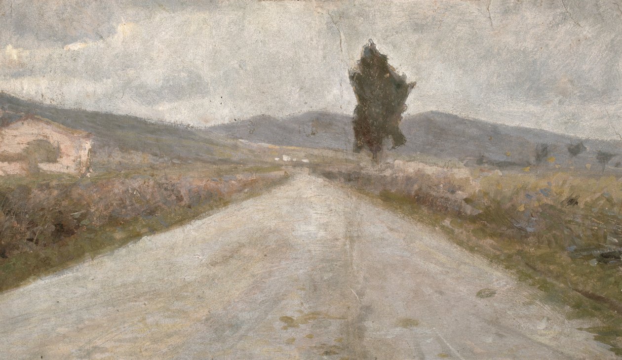 The Tuscan Road, ca 1899 av Amedeo Modigliani