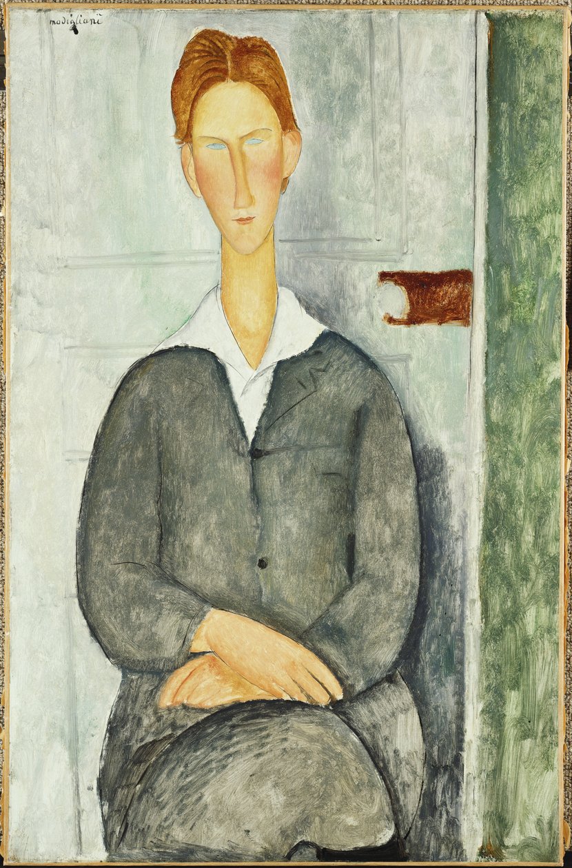 Ung man med rött hår, 1919 av Amedeo Modigliani