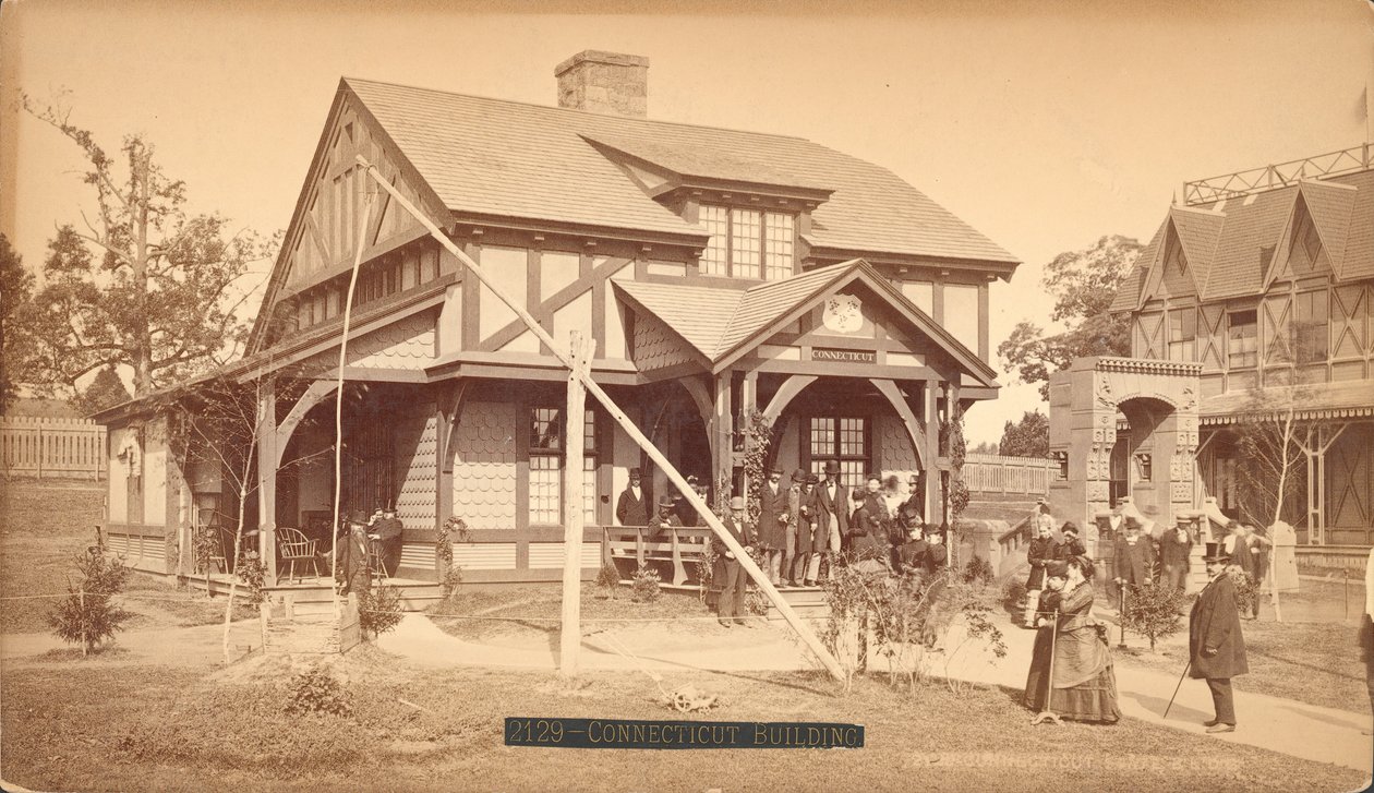 Connecticut State Building (silveralbumintryck) av American Photographer