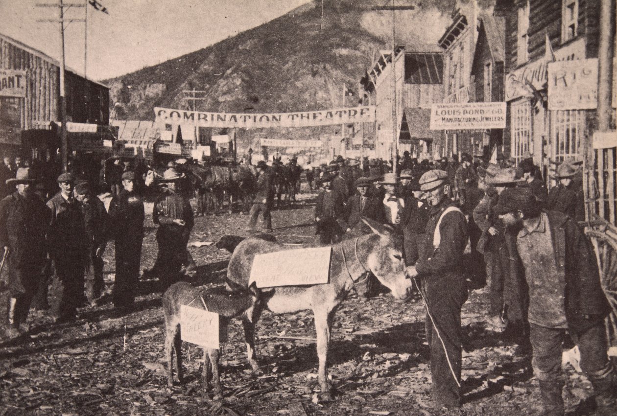 Front Street, Dawson, ca 1898 av American Photographer
