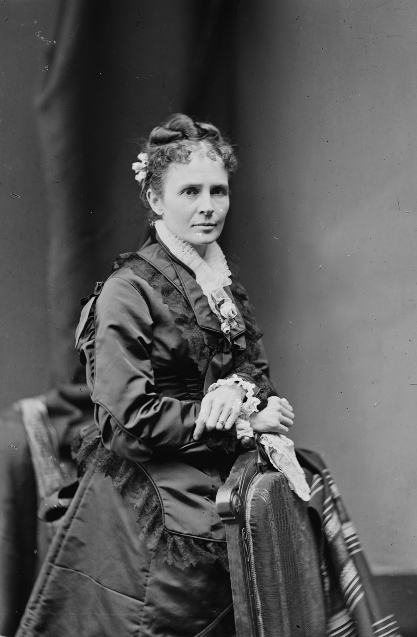 Mrs James Garfield, 1870-80 av American Photographer