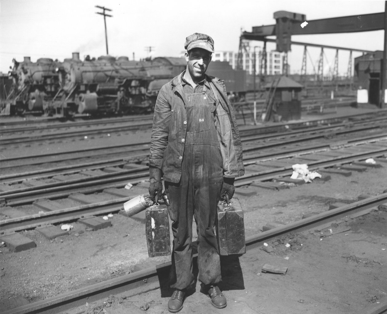 Järnvägsarbetare, ca 1900 av American Photographer