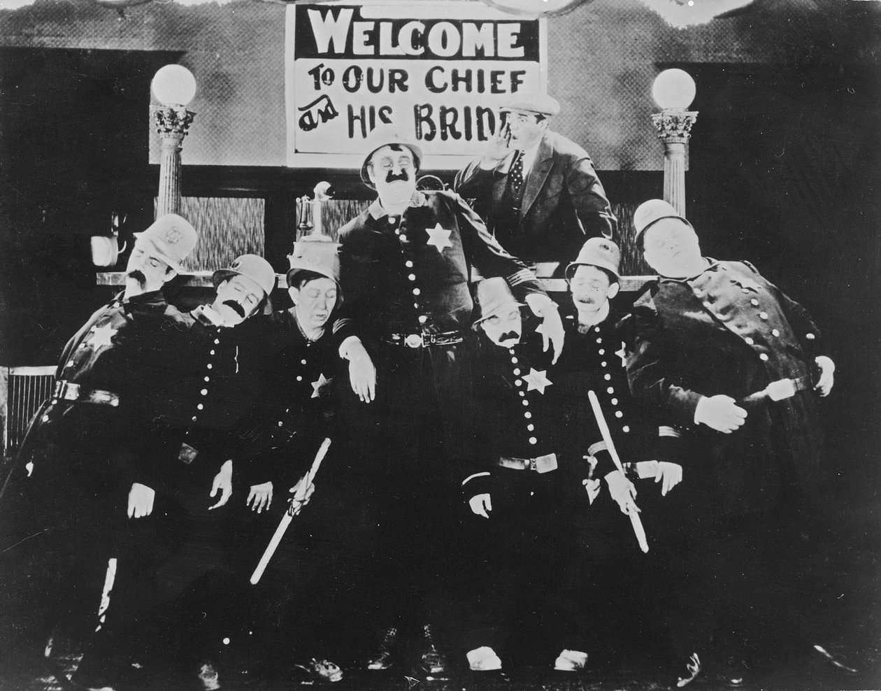 Keystone Kops, omkring 1915 av American Photographer