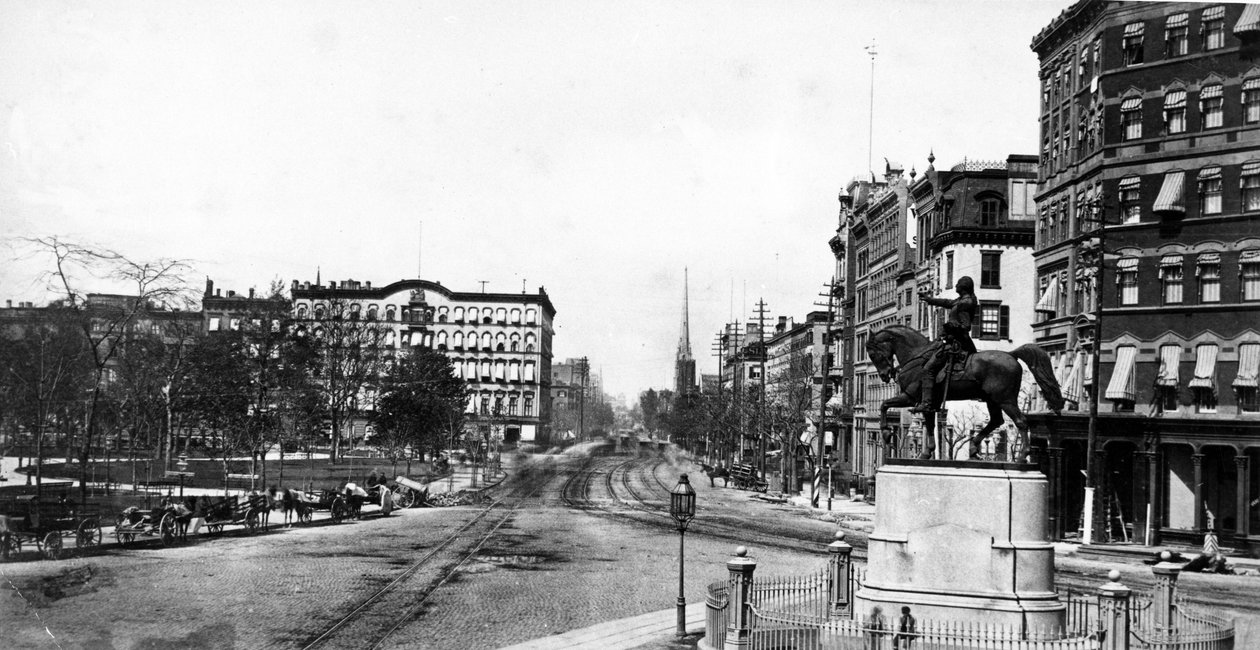 Union Square, New York City, ca 1870 av American Photographer