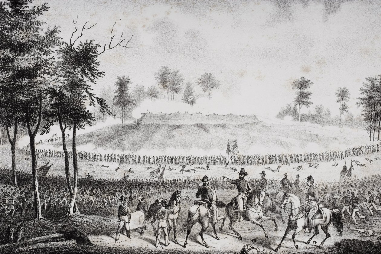 Slaget vid Chapins Farm, Virginia 1864 av American School