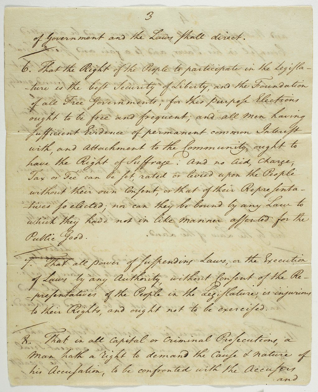 The Bill of Rights, kopia undertecknad i Federal Hall, 1789 (bläck på papper) av American School