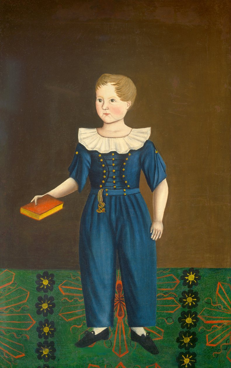 Pojke i blått av American 19th Century