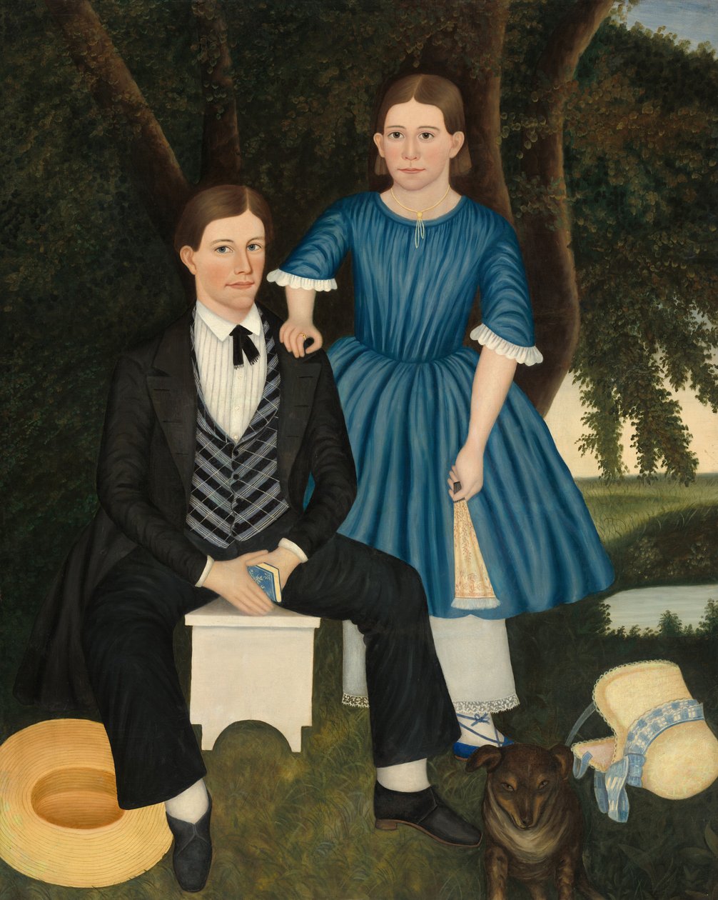 Bror och syster av American 19th Century
