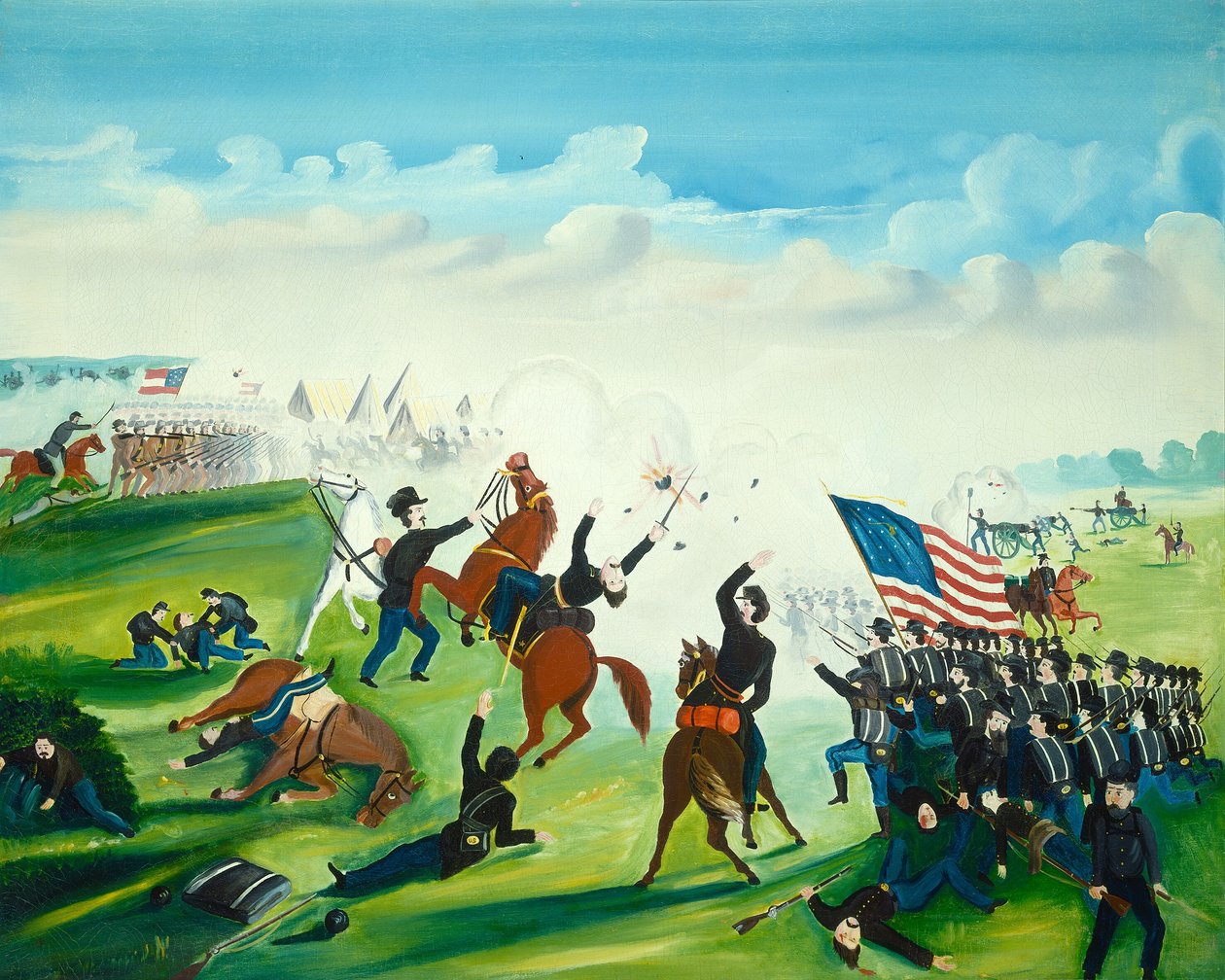 Inbördeskrigsstrid av American 19th Century