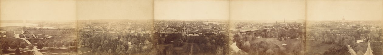 Panoramautsikt över Washington, DC av American 19th Century