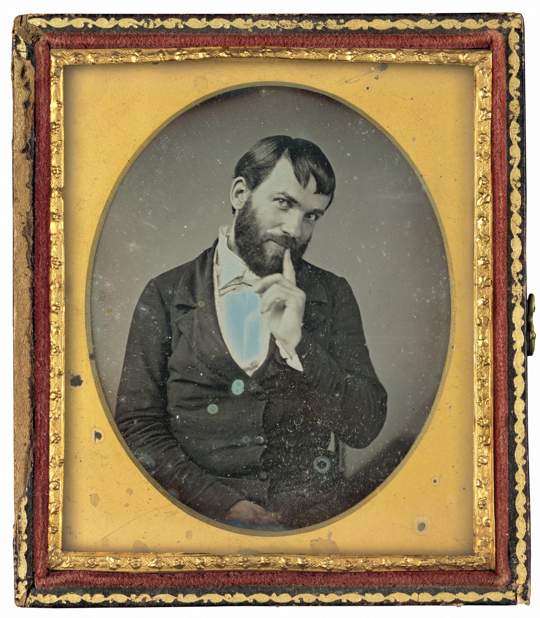 Porträtt av en man av American 19th Century