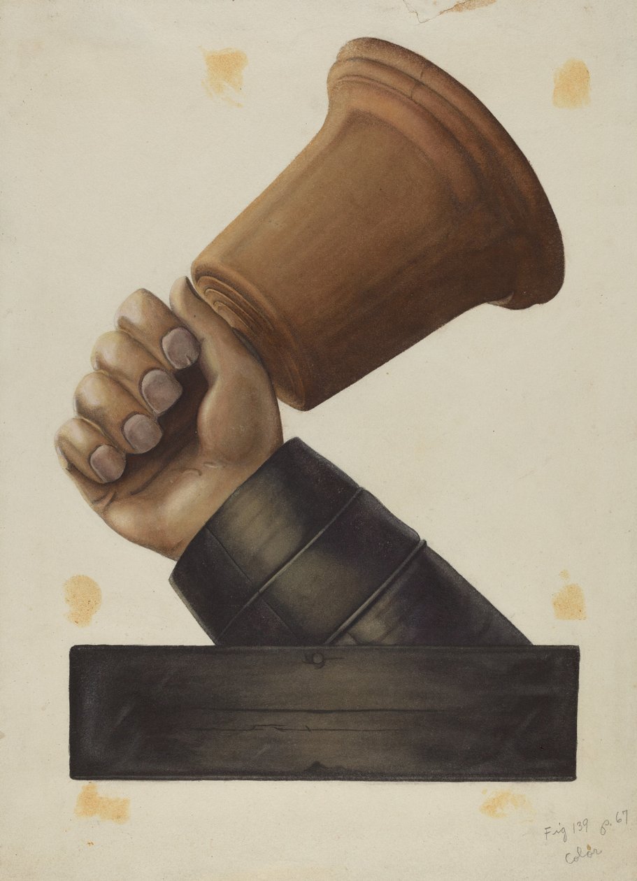 "Klockan i handen" krogskylt av American 20th Century