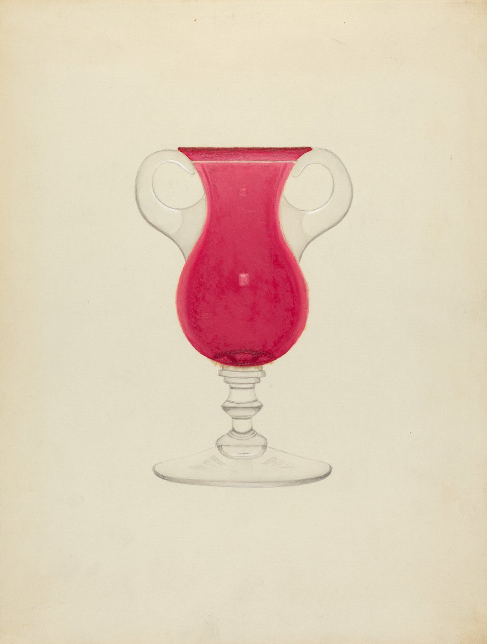 Blåst glas av American 20th Century