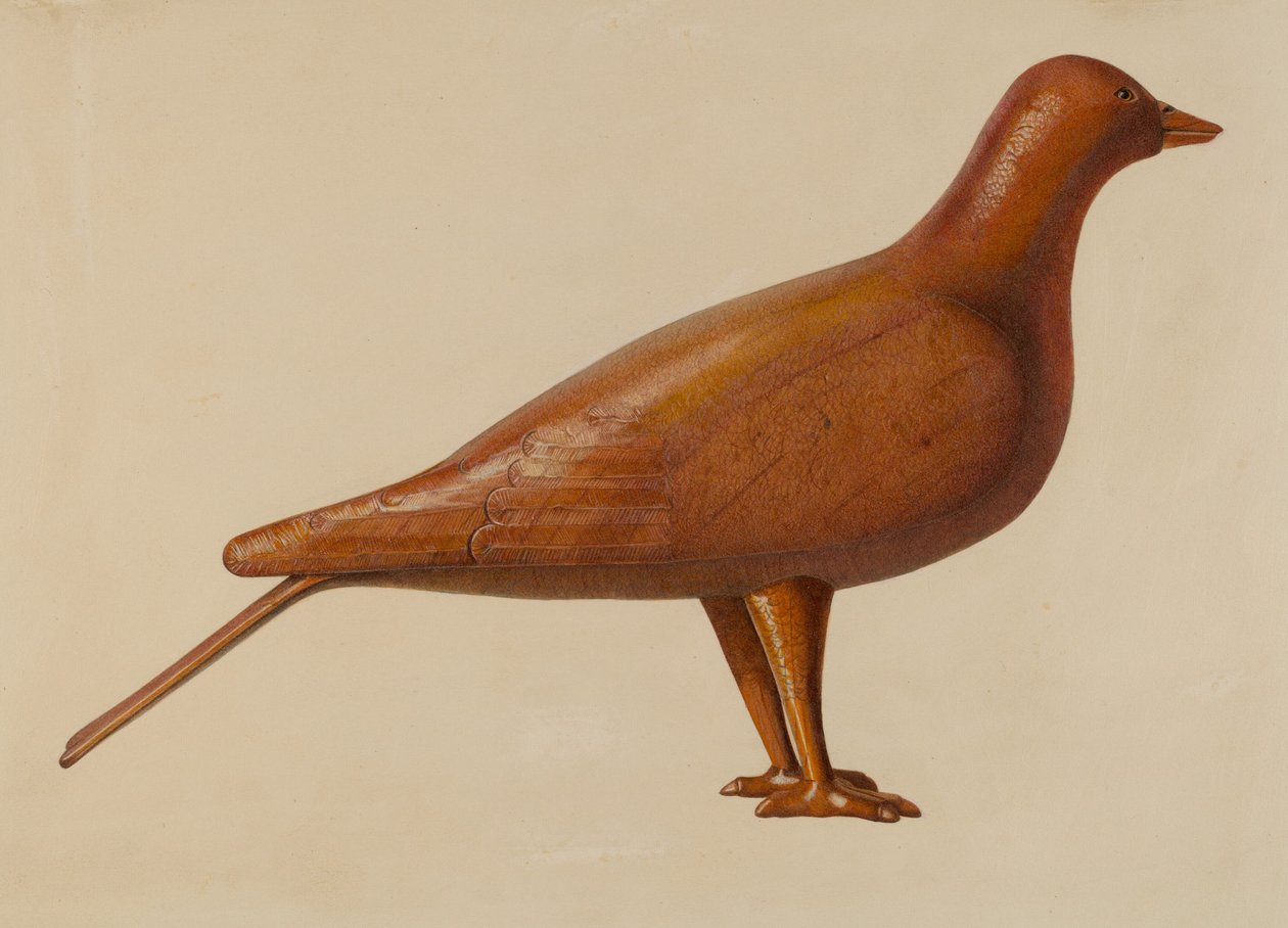 Dove Decoy av American 20th Century