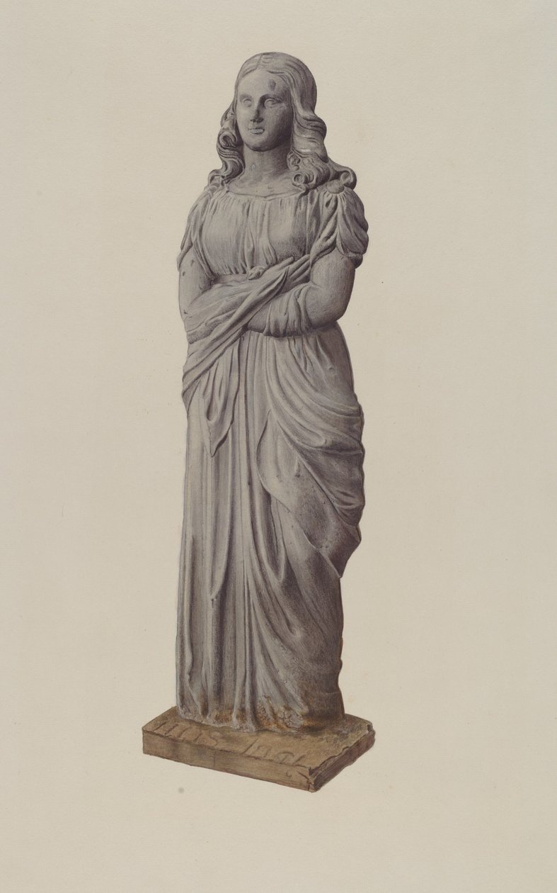 Trädgårdsfigur av American 20th Century