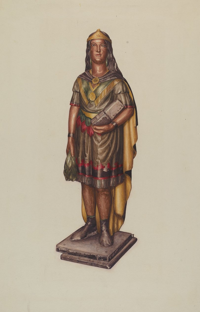 Indisk figur av American 20th Century