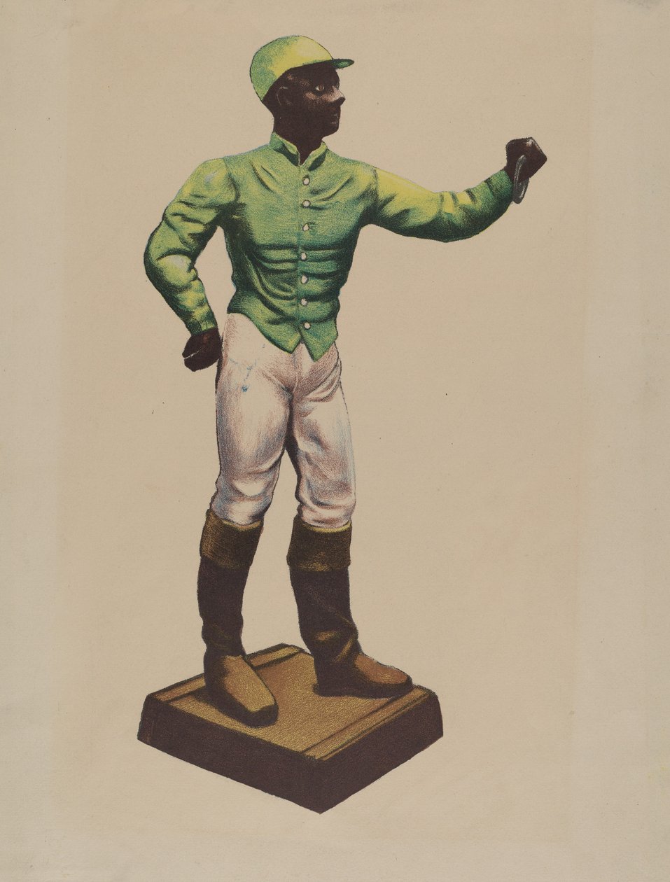 Jockey Hitching Post av American 20th Century