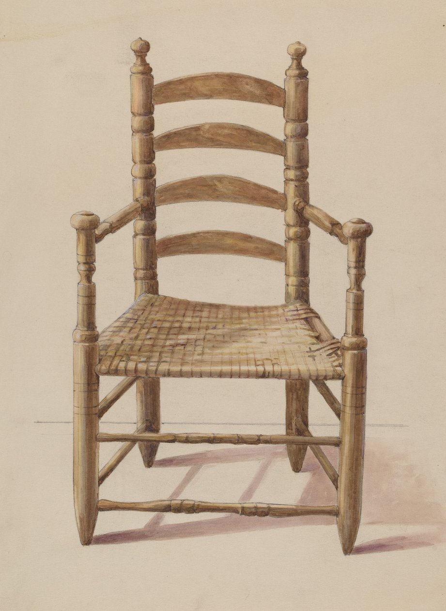 Ladder Back Stol av American 20th Century
