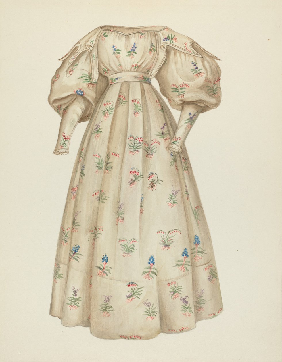 Muslin Klänning av American 20th Century