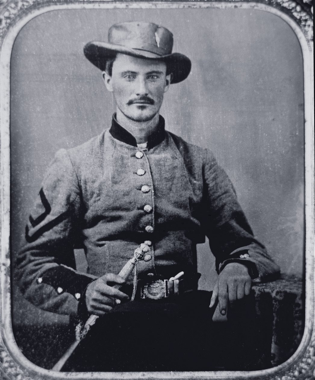 Marmaduke Marshall, Confederate Army Soldier (s/v foto) av American Photographer