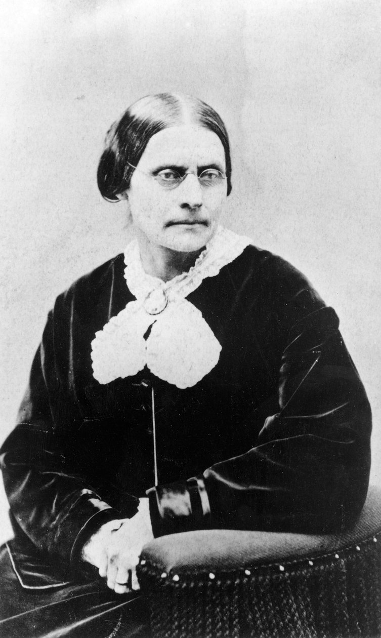 Susan Brownell Anthony (1820-1906) c.1871 av American Photographer